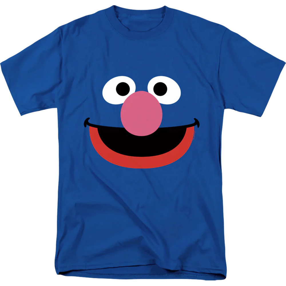 Grover Face Sesame Street Tshirt